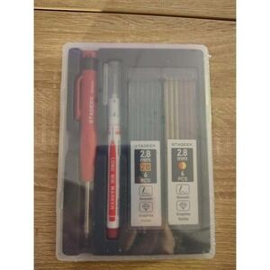 STAGEEK 2.8mm Mechanical Pencil Long Nib Marker and Graphite Refills Set